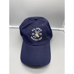 2020 US OPEN Winged Foot Golf Hat Cap USGA Member Adjustable Navy Blue, Sports